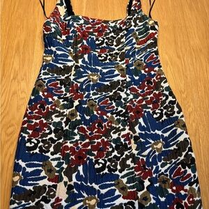 Maeve Multicolor Floral Mini Dress